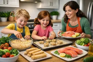 ילדים ודגים: איך גורמים להם לאכול בריא בלי להרגיש שמכריחים אותם